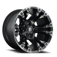 Fuel Vapor 20x9" 5x114.3mm 78.1mm CB +1mm Matte Black Gray Tint