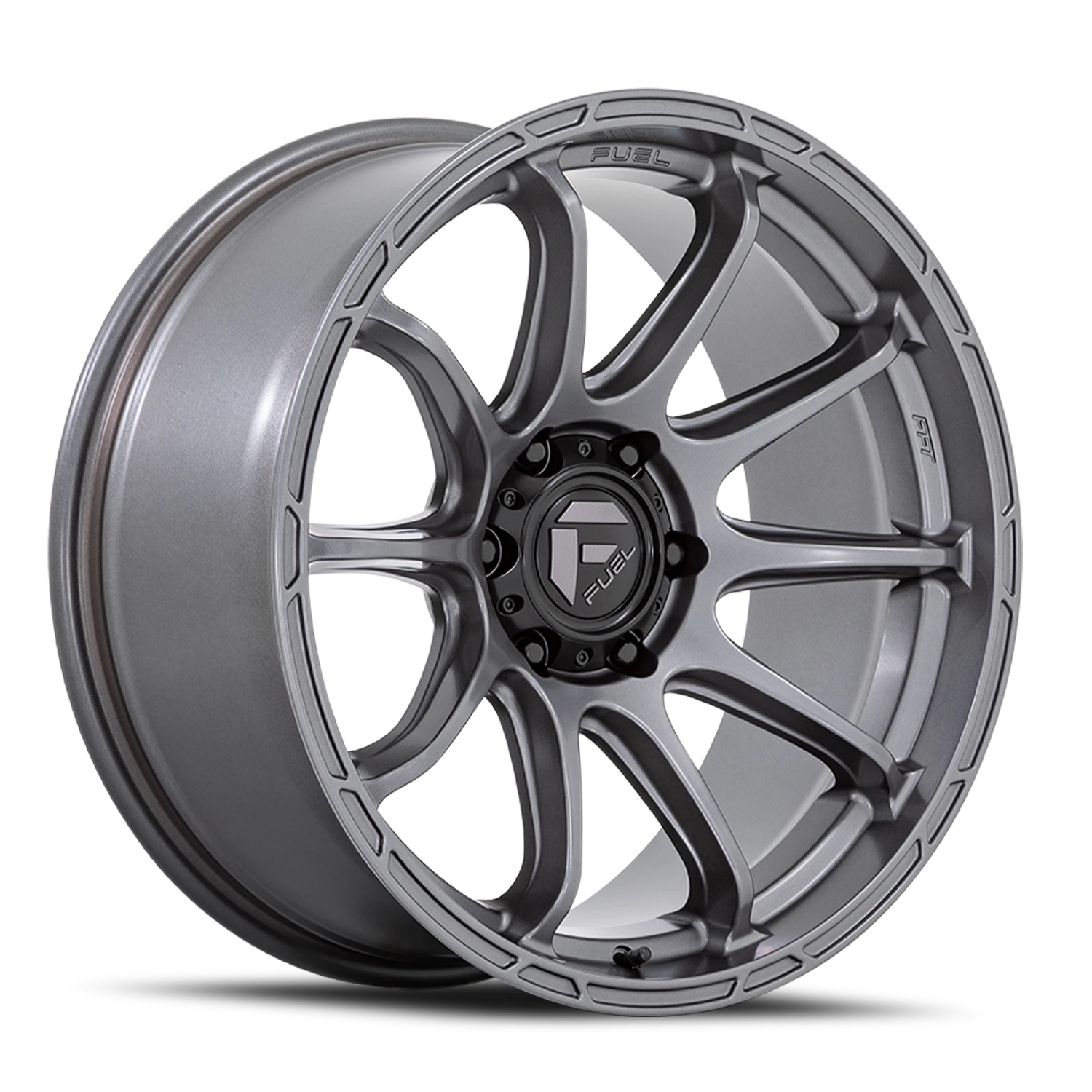 Fuel Variant 20x9" 6x139.7mm 106.1mm CB +1mm Matte Gunmetal