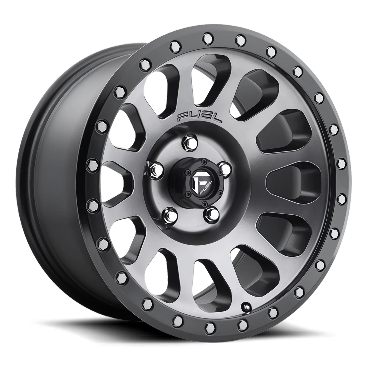 Fuel Vector Aus 17x8.5 +20 5x120mm 65.1mm Anthracite Black Bead Ring