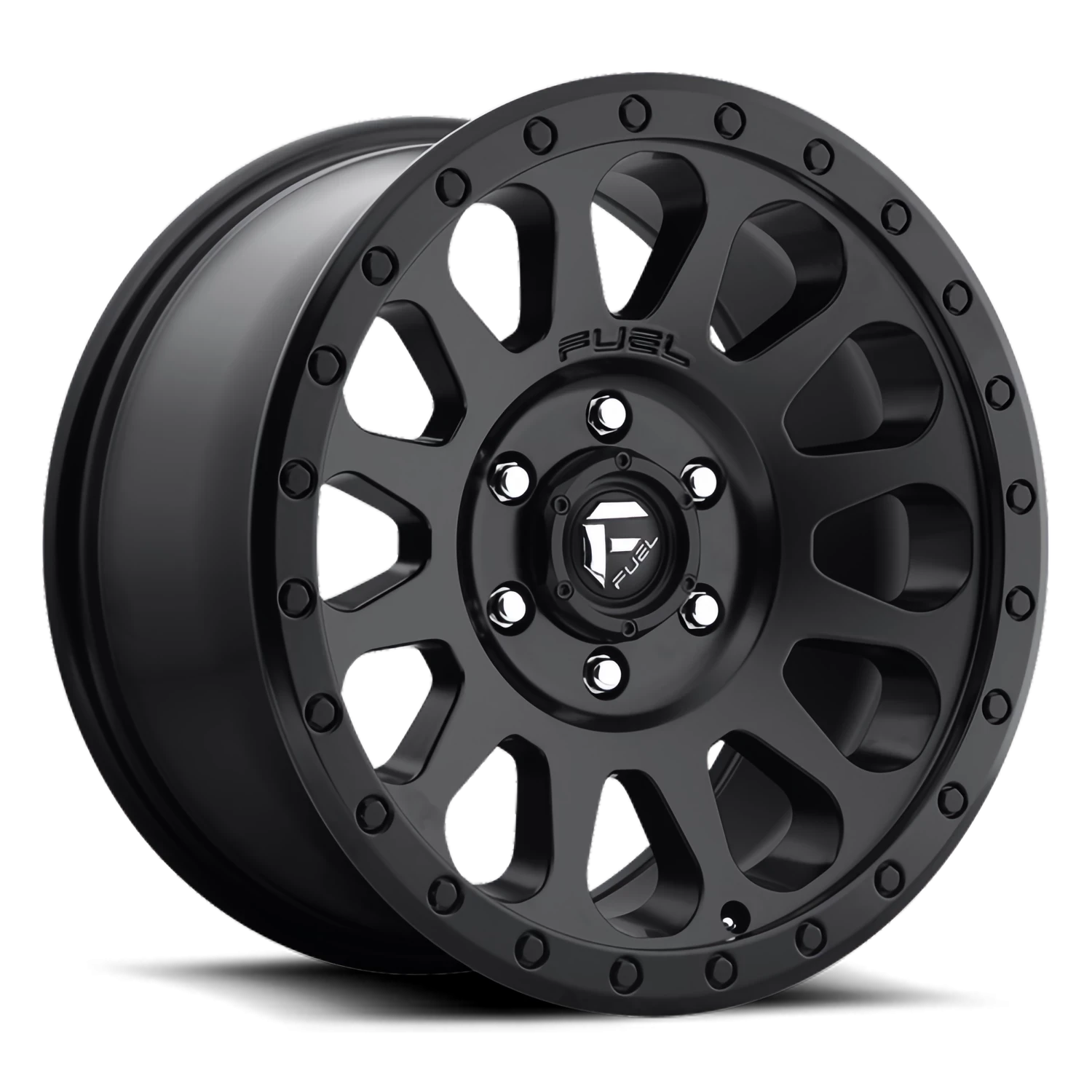 Fuel Vector 20x9" 6x135mm 87.1mm CB +1mm Matte Black