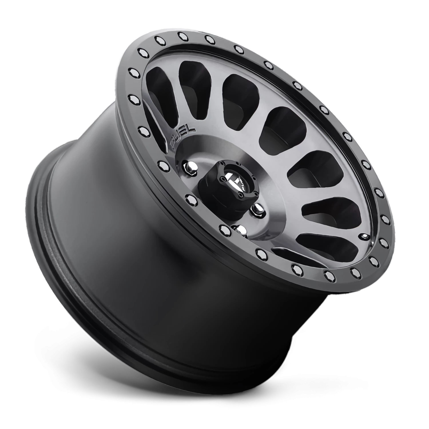 Fuel Vector 18x9" 5x150mm 110.3mm CB +1mm Anthracite Black Bead Ring