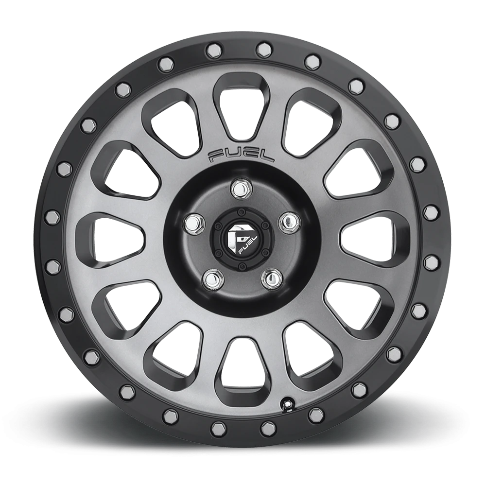 Fuel Vector 18x9" 5x150mm 110.3mm CB +20mm Anthracite Black Bead Ring
