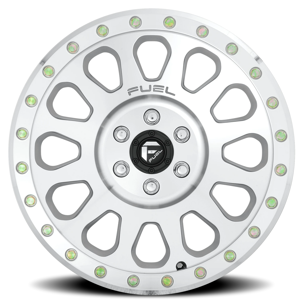 Fuel Vector 18x9 +1 5x127mm 78.1mm Machined Diamond Cut Clear Coat