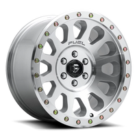 Fuel Vector 20x9" 6x139.7mm 106.1mm CB +1mm Machined Diamond Cut Clear Coat