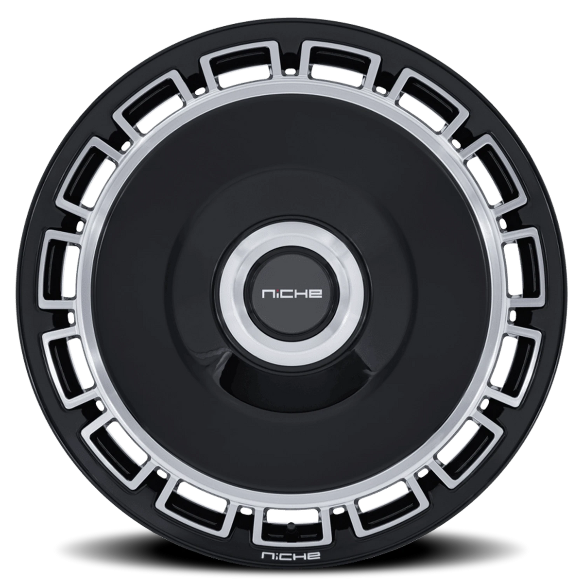 Niche Venice NC287 22x9 +20 5x112mm 72.56mm Gloss Black Machined Face