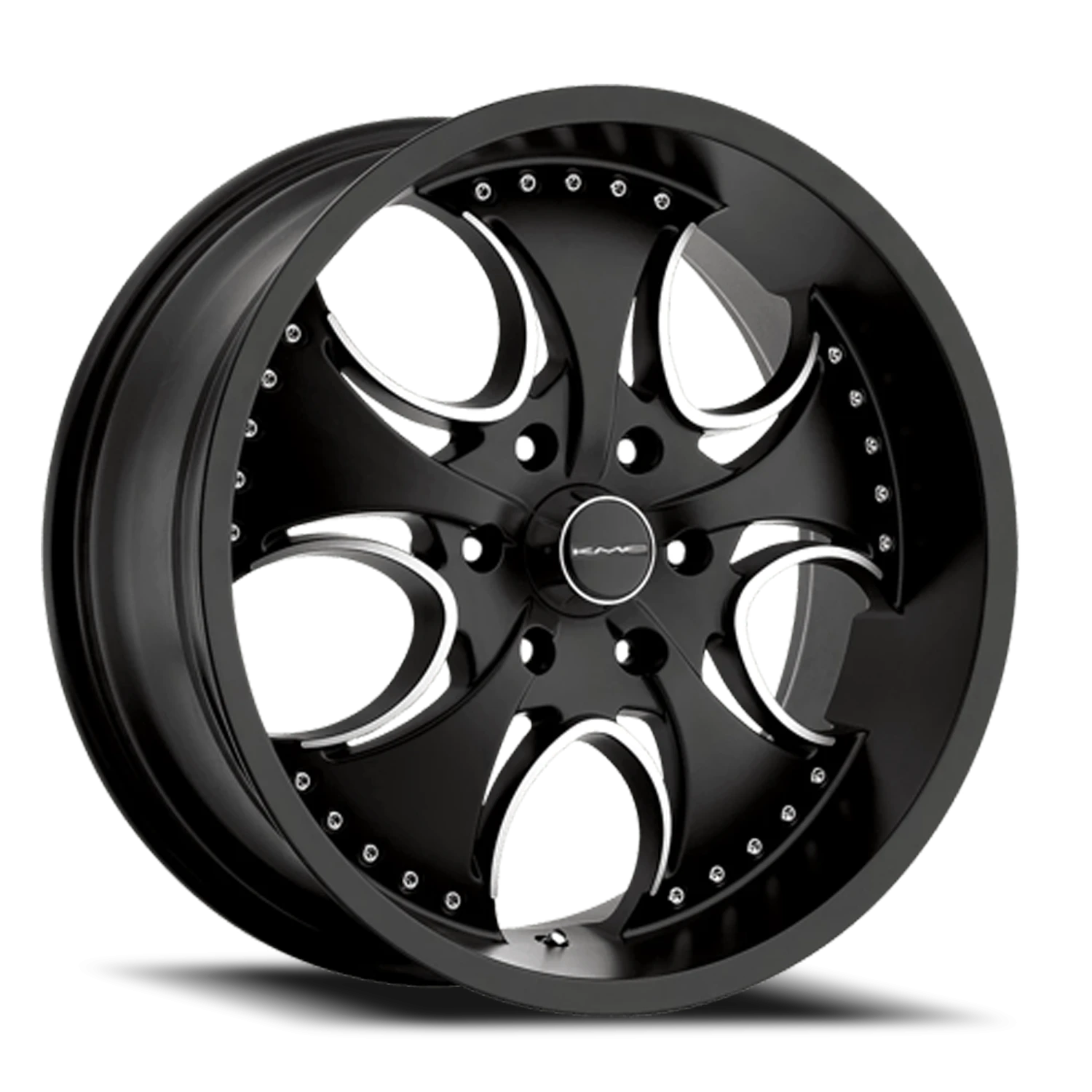 KMC Venom 24x9.5" 5x120.65mm 72.56mm CB +12mm Matte Black