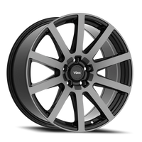 Voxx Wheel Vento 20x9 +35 5x114.3mm 74.1mm Gloss Black Dark Tint Face