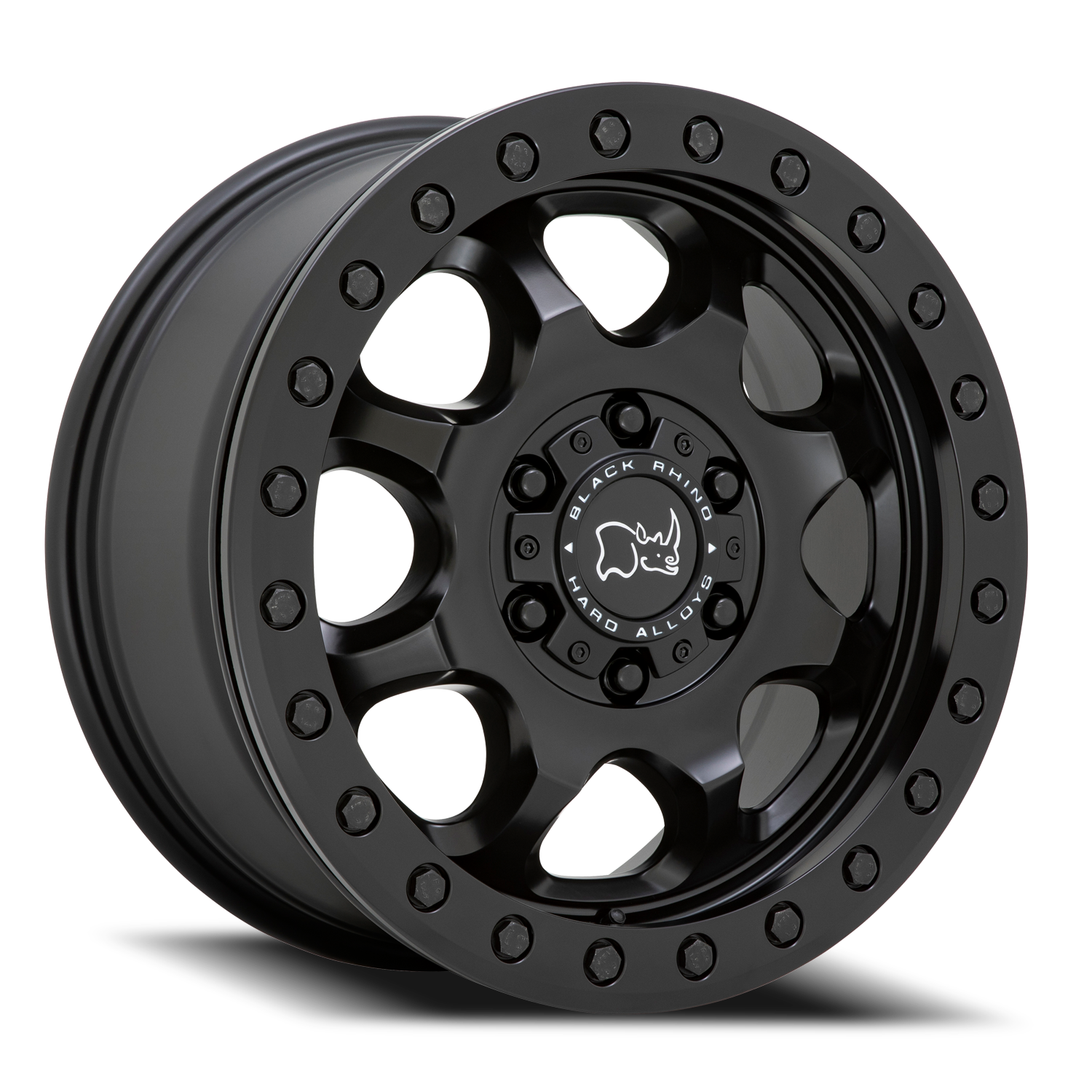 Black Rhino Venture 17x8" 6x130mm 84.1mm CB +38mm Matte Black