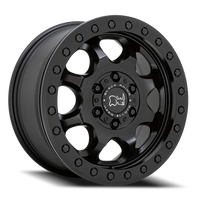 Black Rhino Venture 17x8" 6x130mm 84.1mm CB +38mm Matte Black