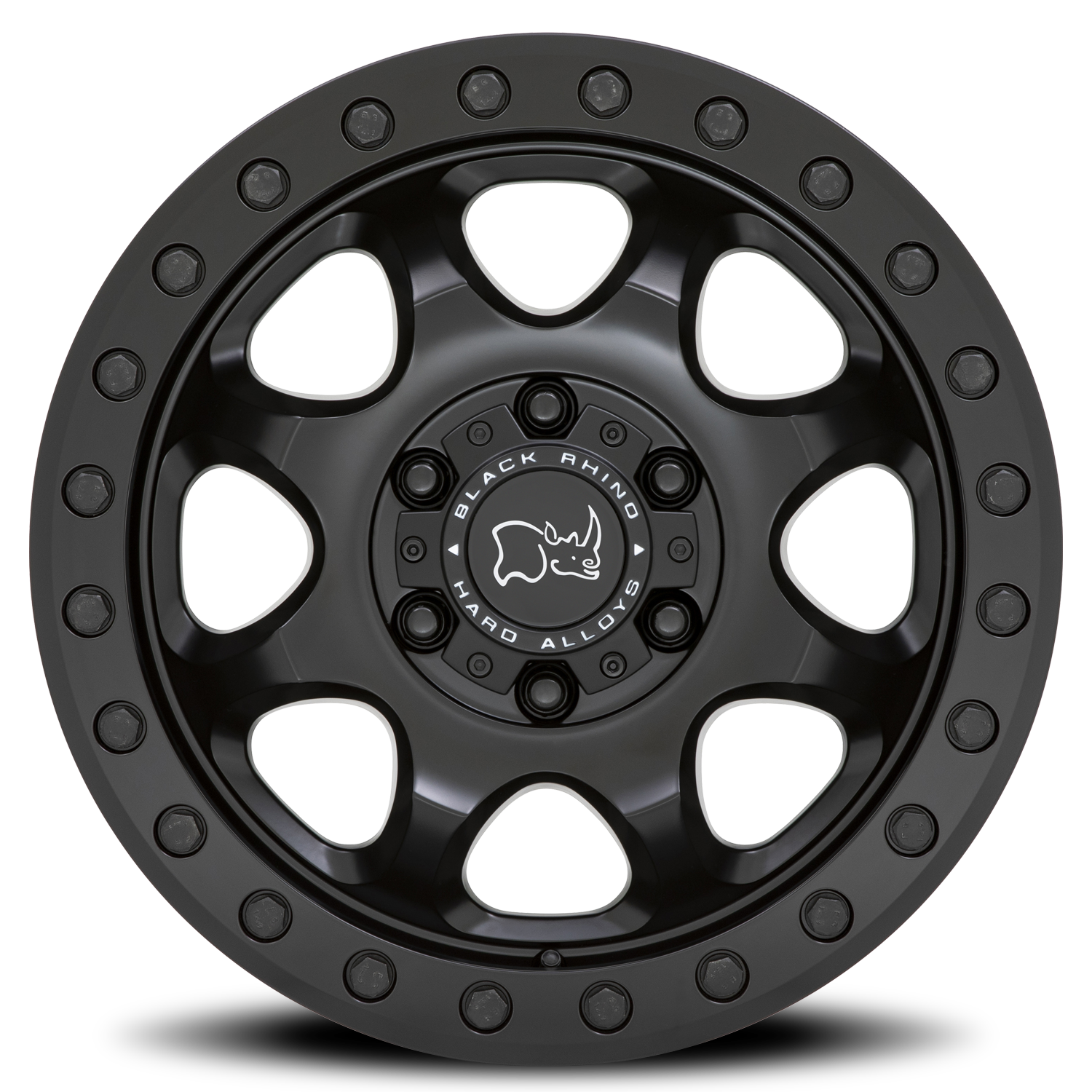 Black Rhino Venture 17x8" 6x130mm 84.1mm CB +38mm Matte Black