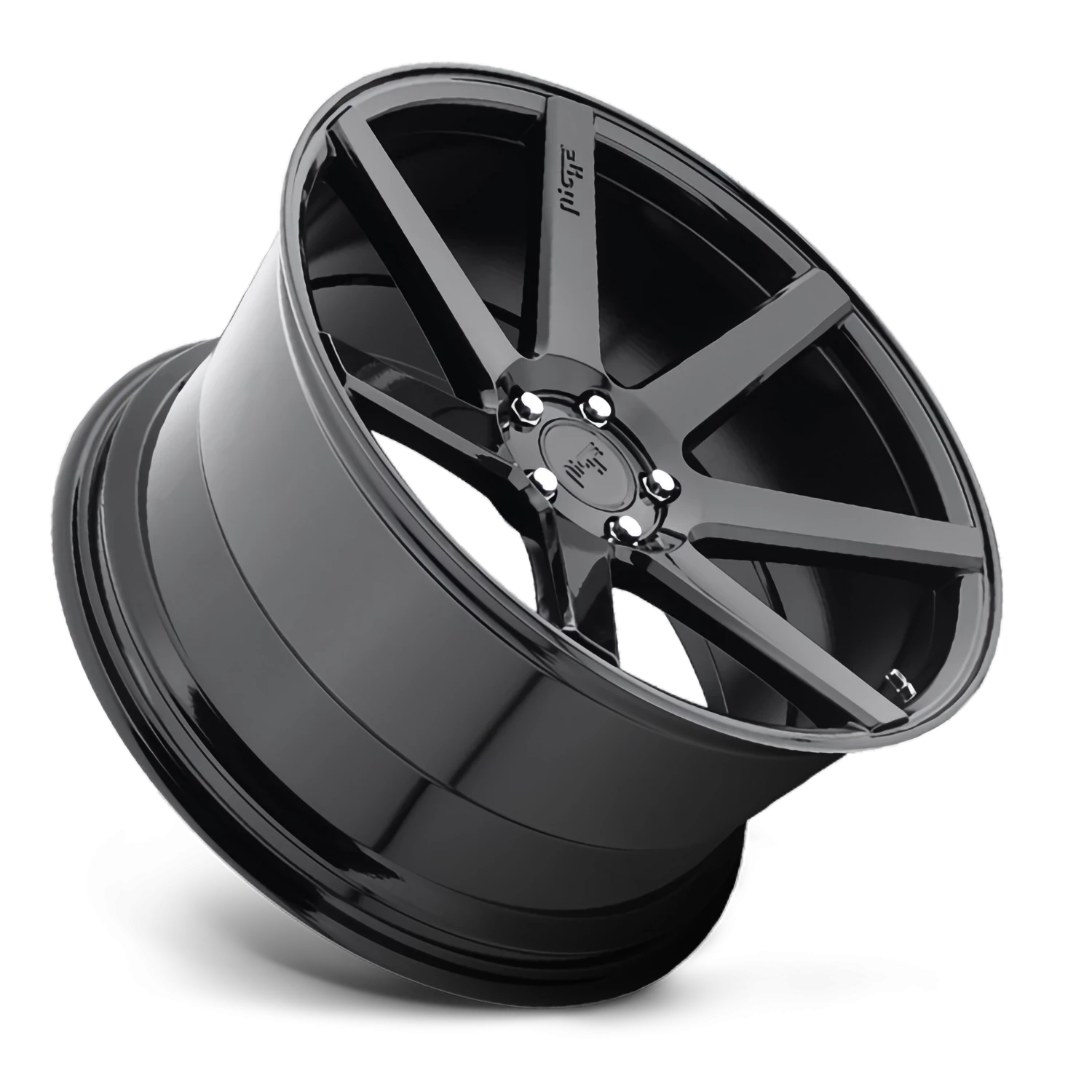 Niche Verona 19x9.5" 5x112mm 66.56mm CB +48mm Gloss Black