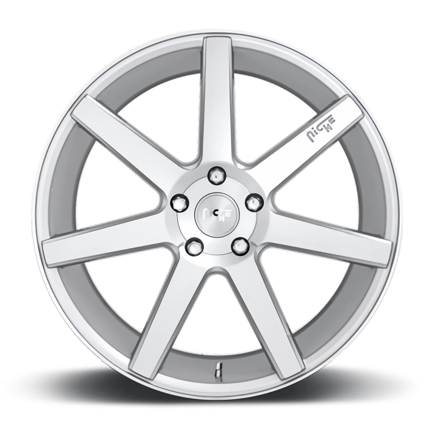 Niche Verona 19x8.5" 5x112mm 66.5mm CB +42mm Gloss Silver Machined