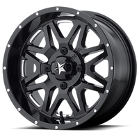 MSA Vibe M26 GB-M 16x7 +0 4x137mm 112mm Gloss Black Milled