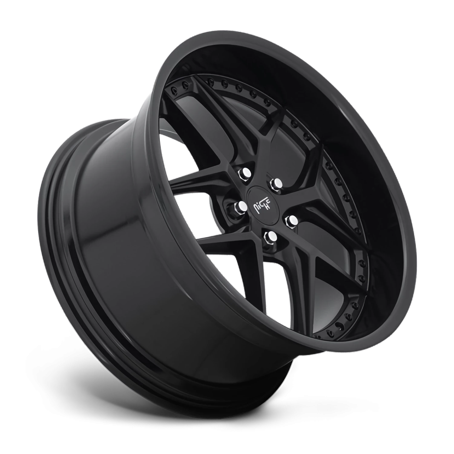 Niche Vice 19x9.5" 5x112mm 66.5mm CB +48mm Gloss Matte Black