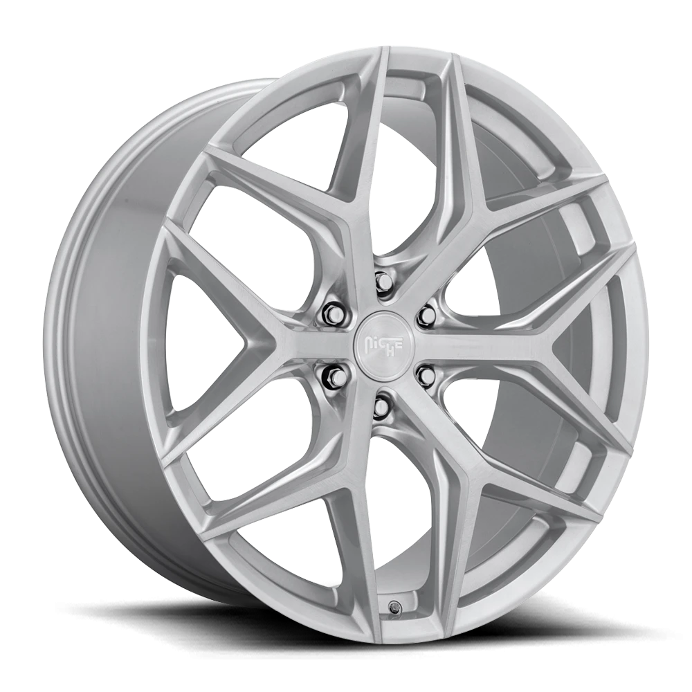 Niche Vice SUV 24x10" 6x135mm 87.1mm CB +30mm Gloss Silver Brushed