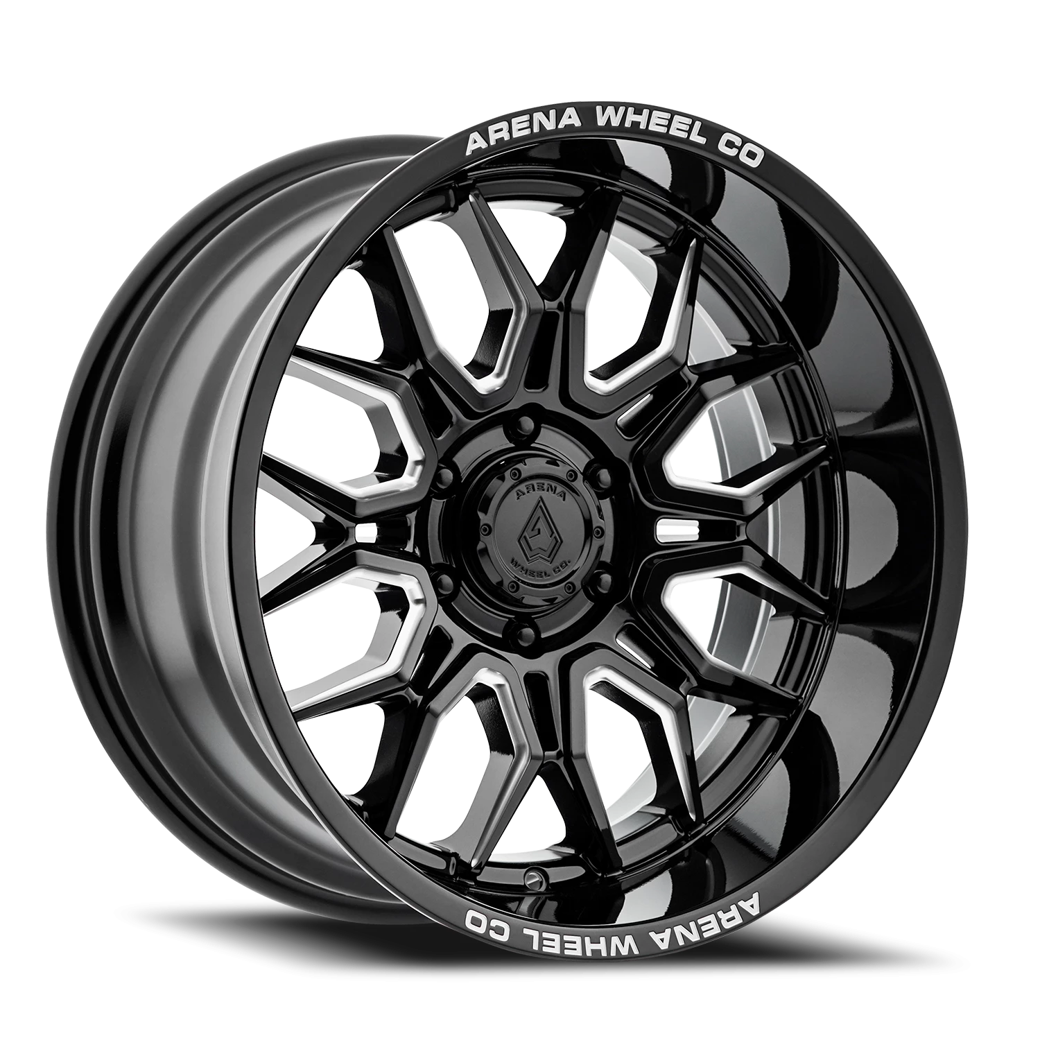 Arena Violator 20x10" 6x135mm 87.12mm CB -18mm Gloss Black Milled