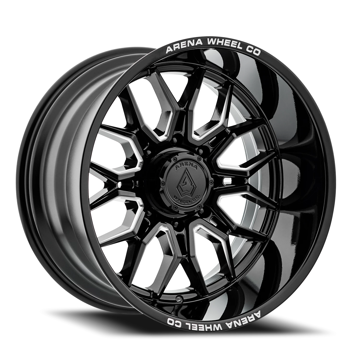 Arena Violator 22x12" 8x165.1mm 125.1mm CB -44mm Gloss Black Milled