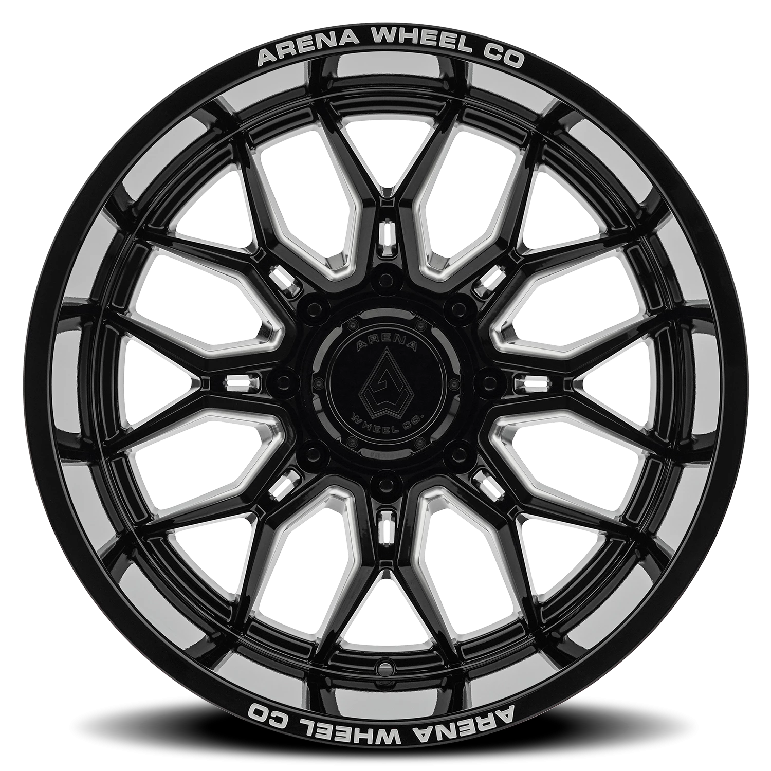 Arena Violator 22x12" 8x170mm 125.1mm CB -44mm Gloss Black Milled
