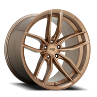 Niche Vosso 19x9.5" 5x114.3mm 72.7mm CB +35mm Gloss Bronze Brushed