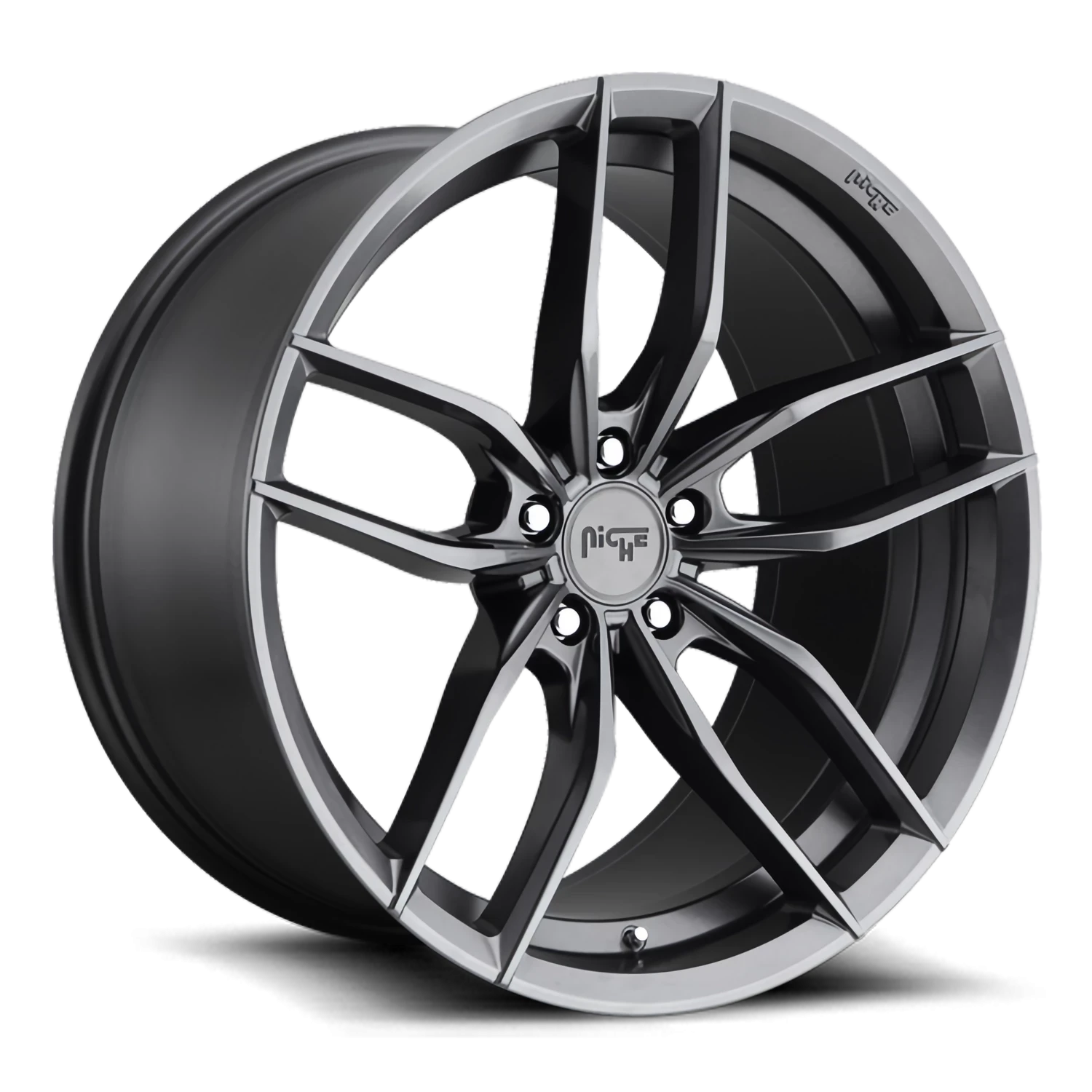 Niche Vosso 20x11" 5x112mm 66.5mm CB +50mm Matte Anthracite