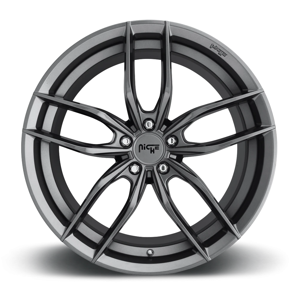 Niche Vosso 19x8.5" 5x114.3mm 72.6mm CB +35mm Matte Anthracite