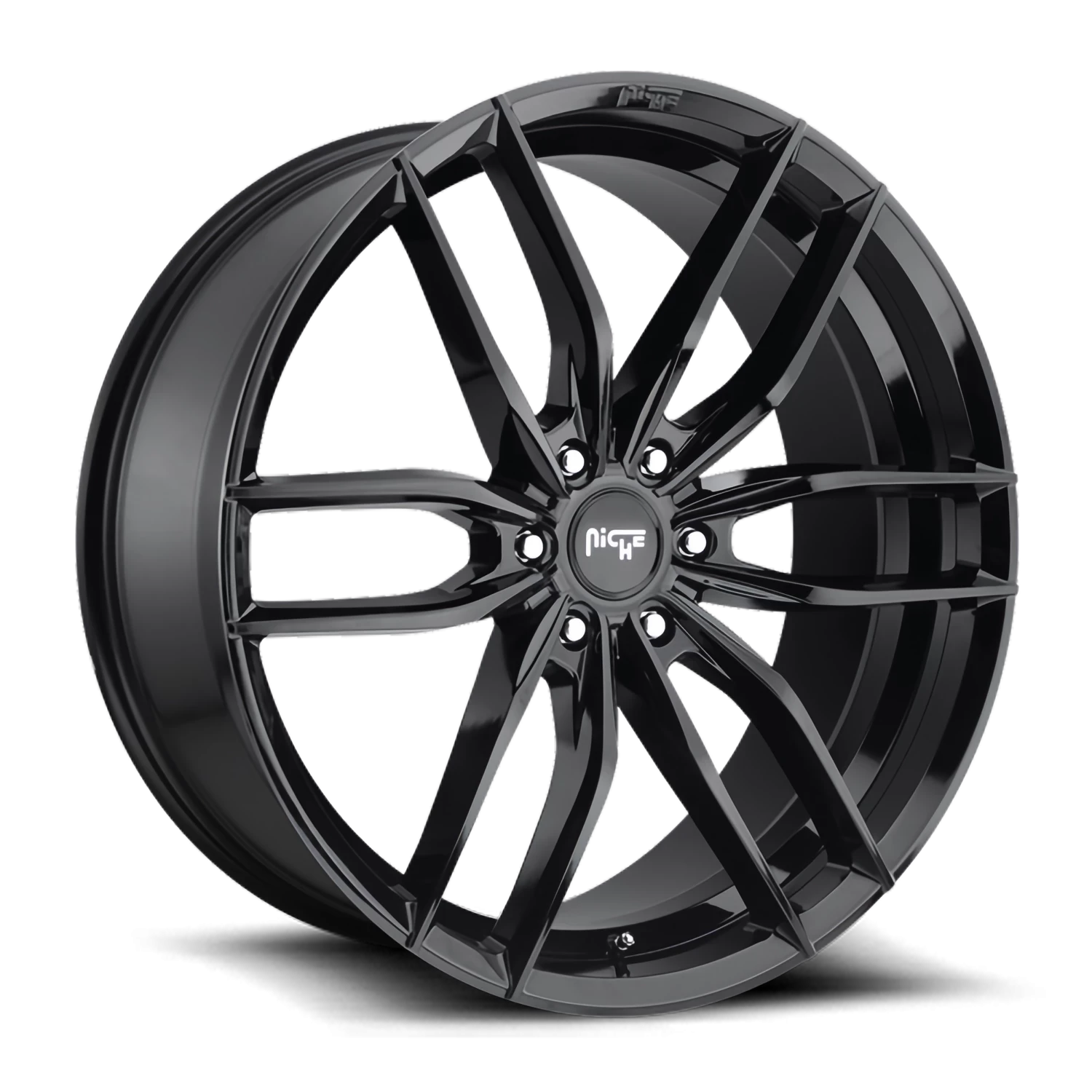 Niche Vosso 20x9" 6x120mm 67.06mm CB +40mm Gloss Black