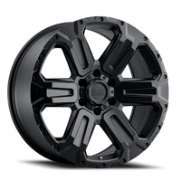 Black Rhino Wanaka 17x8.5" 6x135mm 87.1mm CB +12mm Matte Black