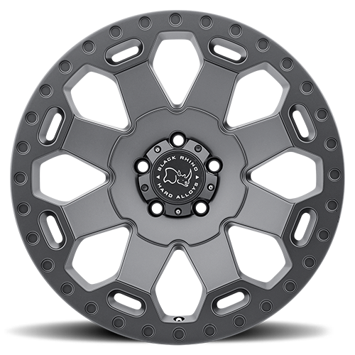 Black Rhino Warlord 18x8" 5x110mm 72.1mm CB +35mm Matte Gunmetal