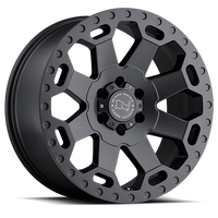 Black Rhino Warlord 18x8" 6x139.7mm 112.1mm CB +35mm Matte Gunmetal