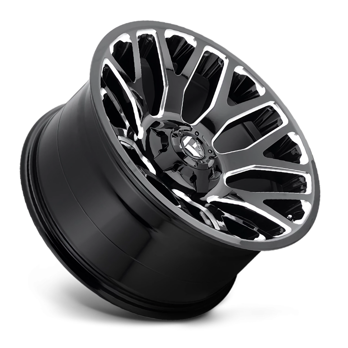 Fuel Warrior 20x9 +1 8x165.1mm 125.2mm Gloss Black Milled