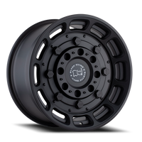 Black Rhino Warthog 17x8.5" 5x114.3mm 71.6mm CB -18mm Matte Black