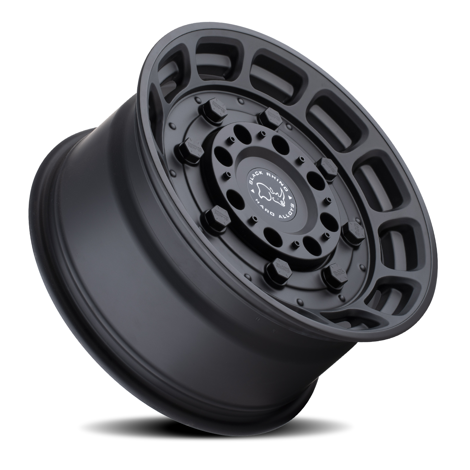 Black Rhino Warthog 17x8.5" 5x114.3mm 71.6mm CB -18mm Matte Black