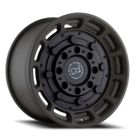 Black Rhino Warthog 17x8.5" 6x139.7mm 112.1mm CB 0mm Matte Olive Drab Green Black Center