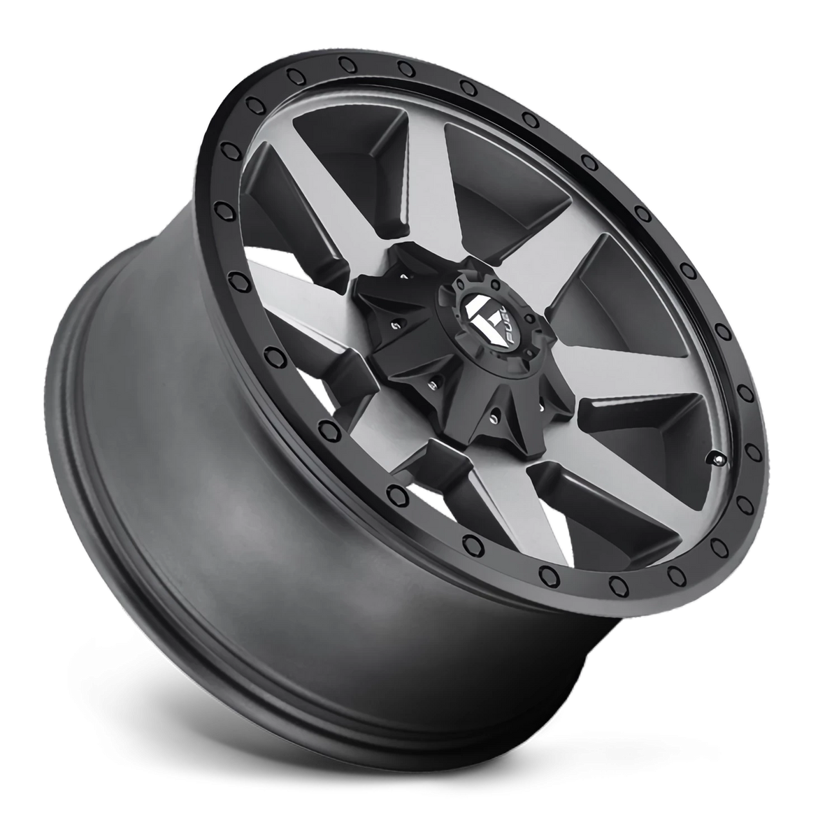 Fuel Wildcat 20x9 +1 6x135mm 106.3mm Anthracite Black Bead Ring