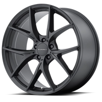 KMC Wishbone 20x9.5" 5x120mm 74.1mm CB +38mm Satin Black