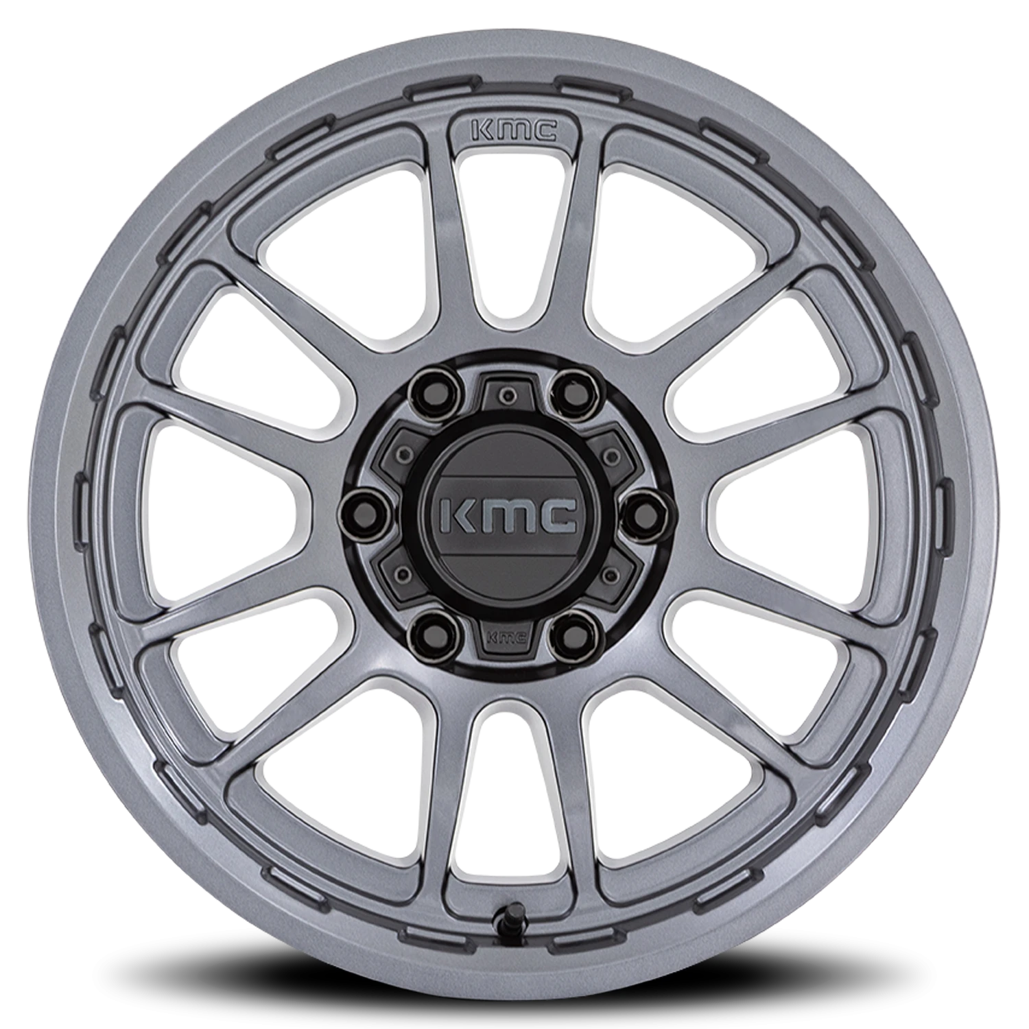 KMC Wrath 17x8.5" 6x139.7mm 106.1mm CB -10mm Matte Anthracite