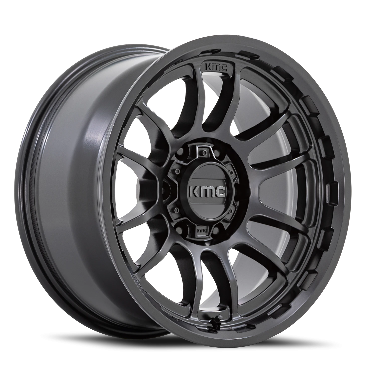 KMC Wrath 20x9" 6x139.7mm 106.1mm CB 0mm Satin Black