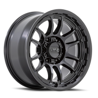 KMC Wrath 20x9" 6x139.7mm 106.1mm CB 0mm Satin Black