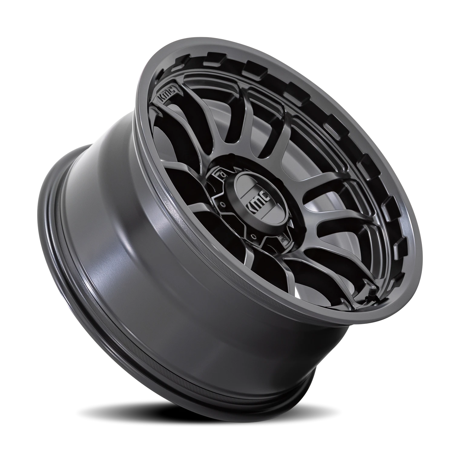 KMC Wrath 20x9" 6x139.7mm 106.1mm CB 0mm Satin Black