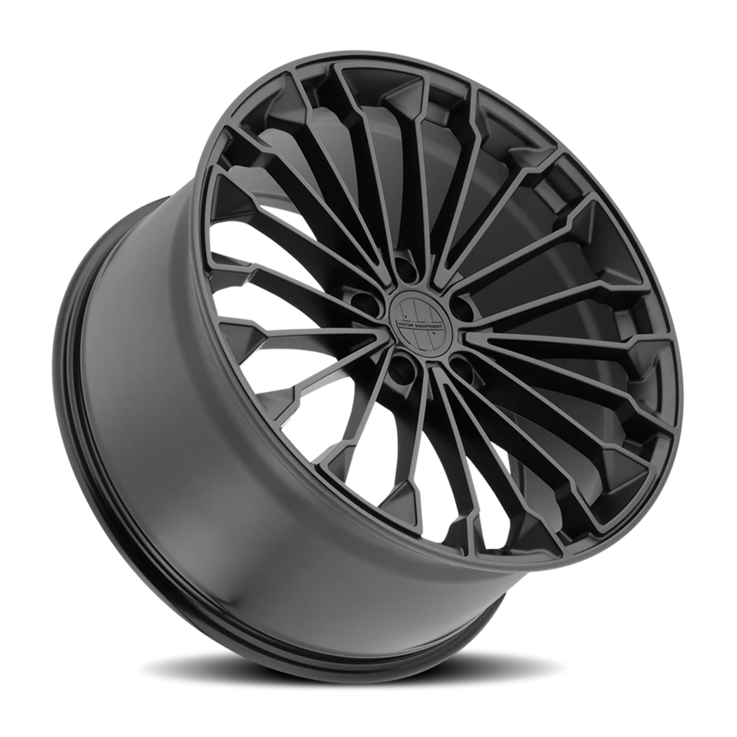 Victor Equipment Wurttemburg 22x9.5" 5x130mm 71.6mm CB +50mm Matte Black Gloss Black Face