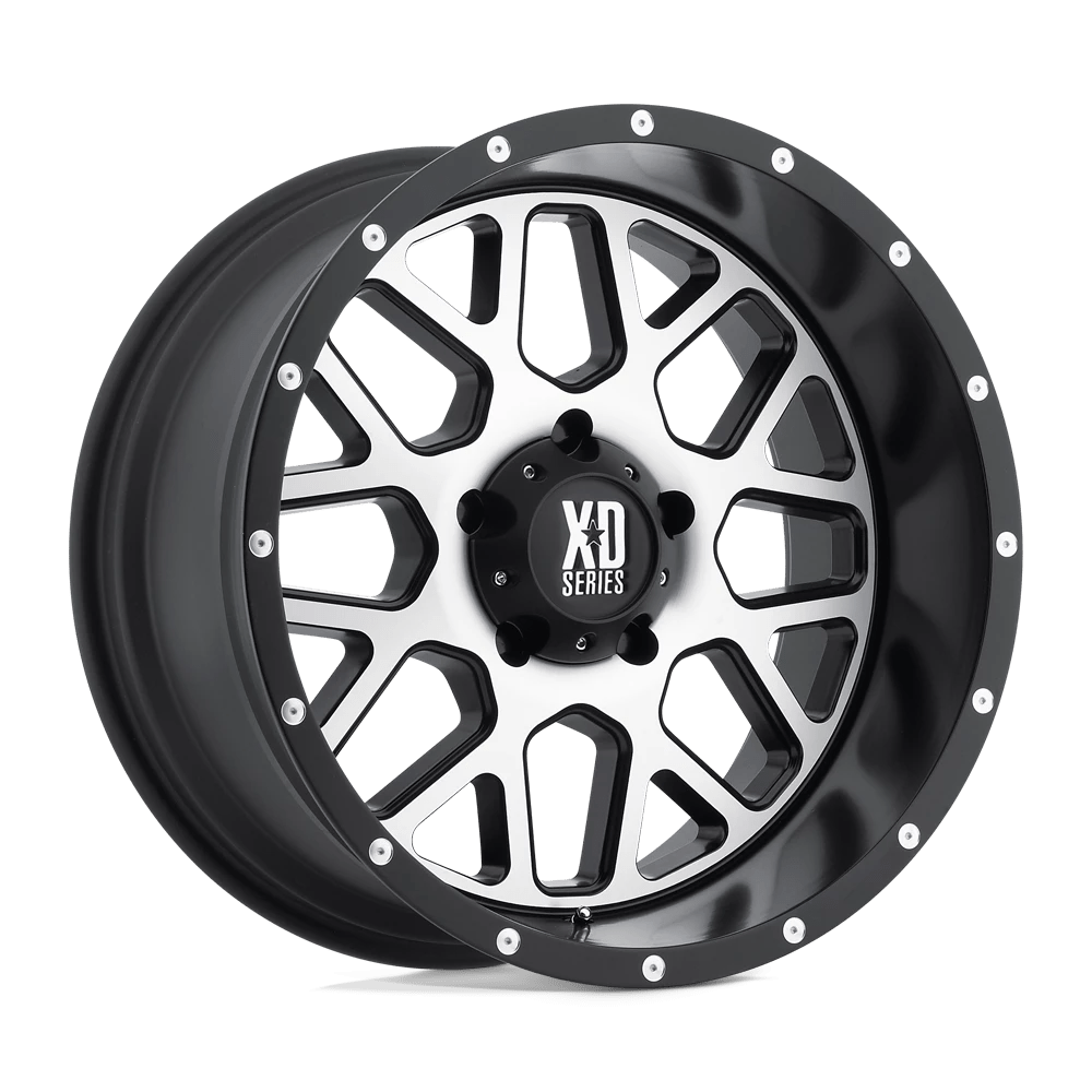 XD Series Grenade XD820 SBM 22x9.5 +0 8x180mm 124.2mm Satin Black Machined Face