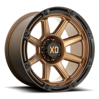 XD Series XD863 BRZ 20x9" 5x127mm 71.5mm CB 0mm Matte Bronze Black Lip