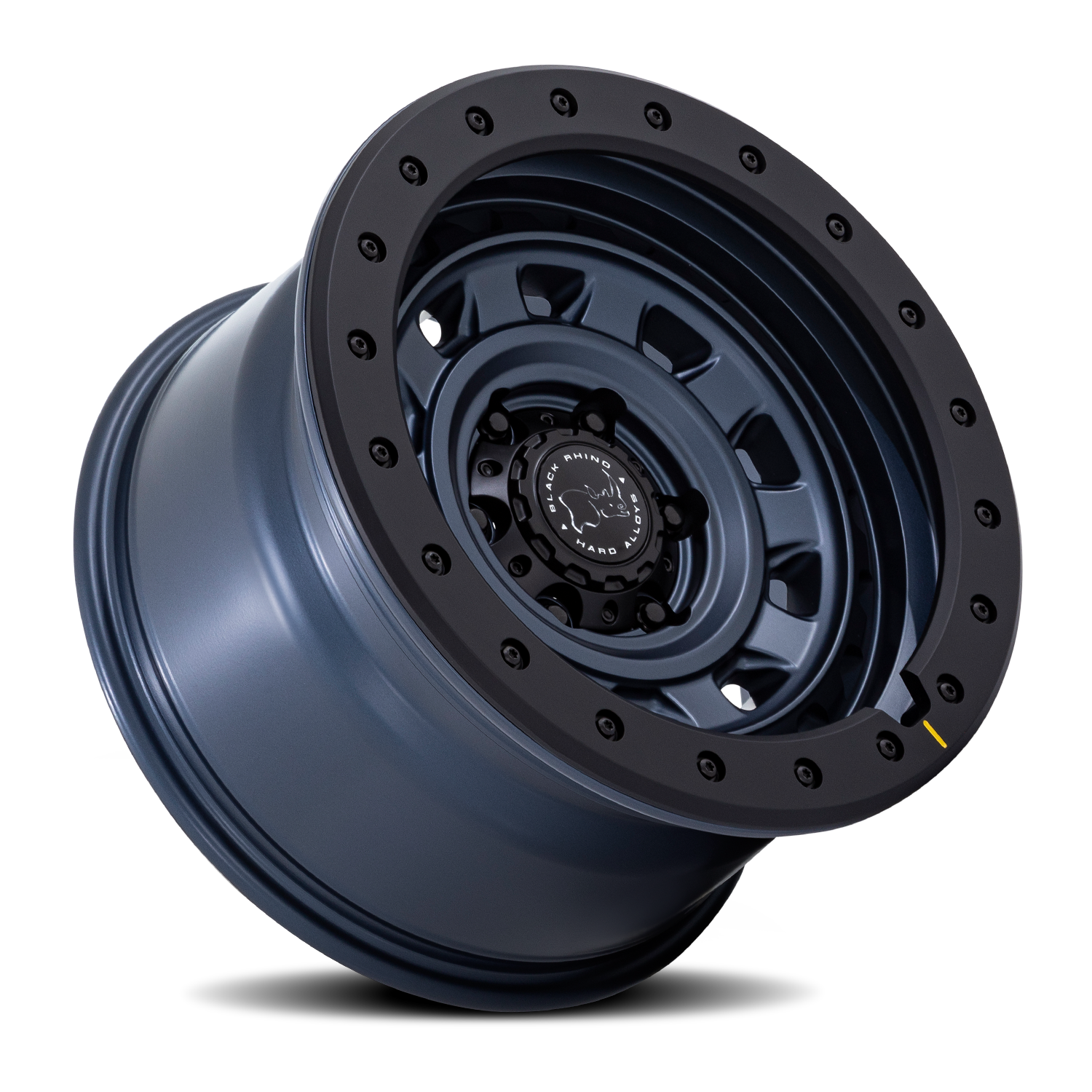 Black Rhino Xplorer 17x9" 5x127mm 71.5mm CB -12mm Metallic Blue Matte Black Lip