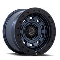 Black Rhino Xplorer 17x9" 6x139.7mm 106.1mm CB +12mm Metallic Blue Matte Black Lip