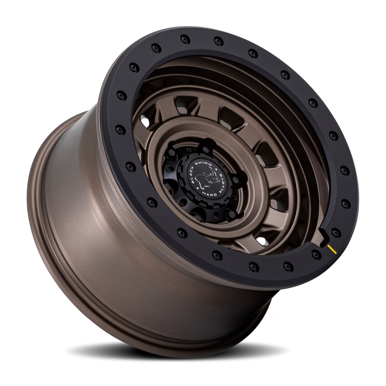 Black Rhino Xplorer 17x9" 5x127mm 71.5mm CB -12mm Burnt Bronze Matte Black Lip