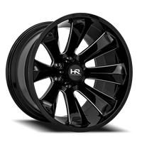 Hardrock Offroad Xplosive Xposed H506 20x12" 6x139.7mm 108mm CB -44mm Gloss Black Milled