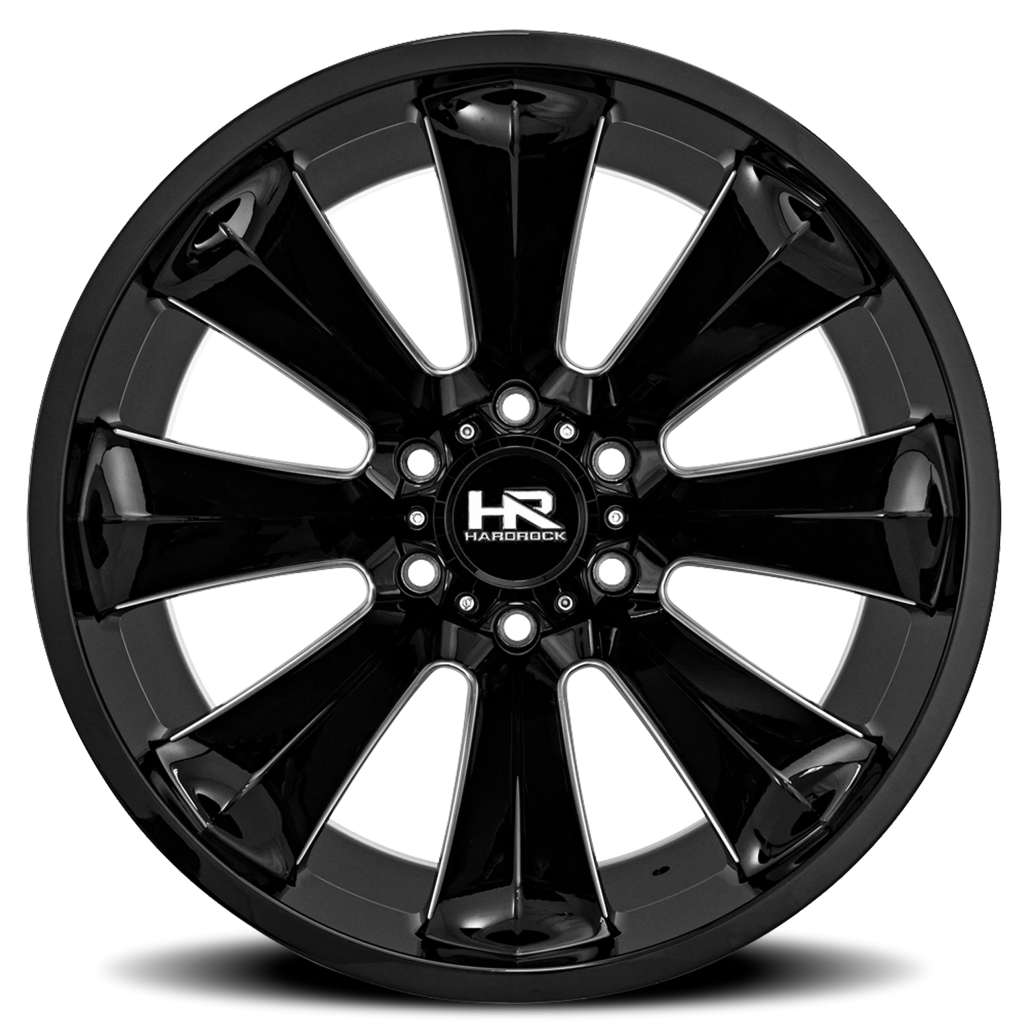 Hardrock Offroad Xplosive Xposed H506 20x12" 6x139.7mm 108mm CB -44mm Gloss Black Milled