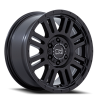 Black Rhino Yellowstone 17x8" 6x130mm 84.1mm CB +45mm Matte Black