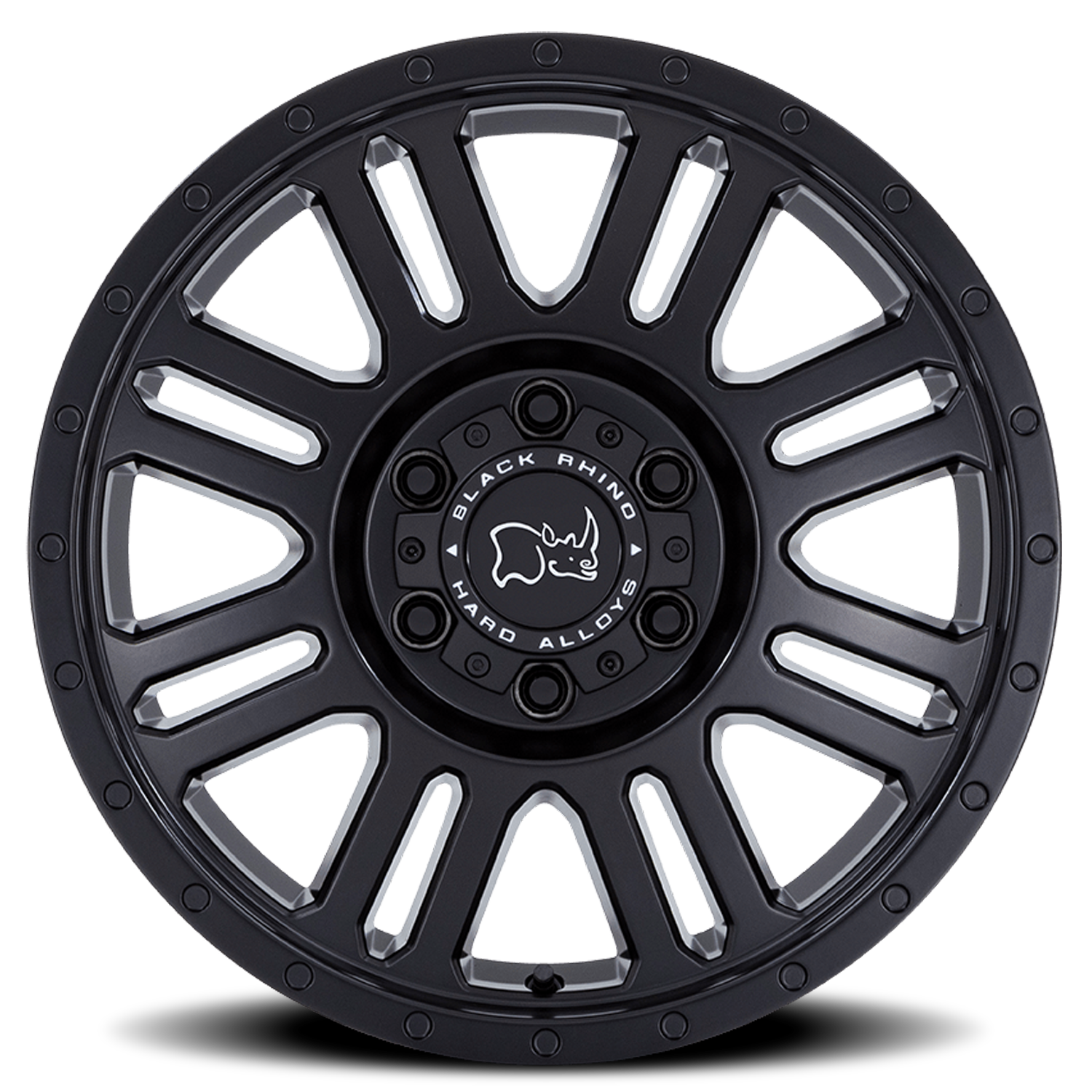 Black Rhino Yellowstone 17x8" 6x130mm 84.1mm CB +45mm Matte Black