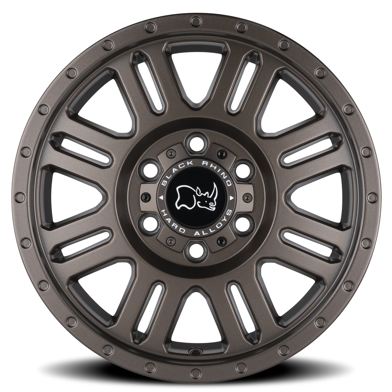 Black Rhino Yellowstone 18x8" 5x160mm 65.1mm CB +48mm Matte Bronze